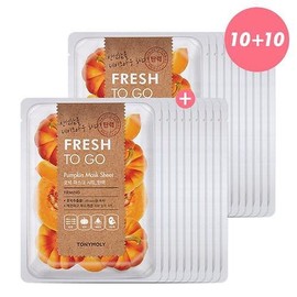 Tony Moly Gs New Fresh To Go Mask Sheet Pumpkin 10+10