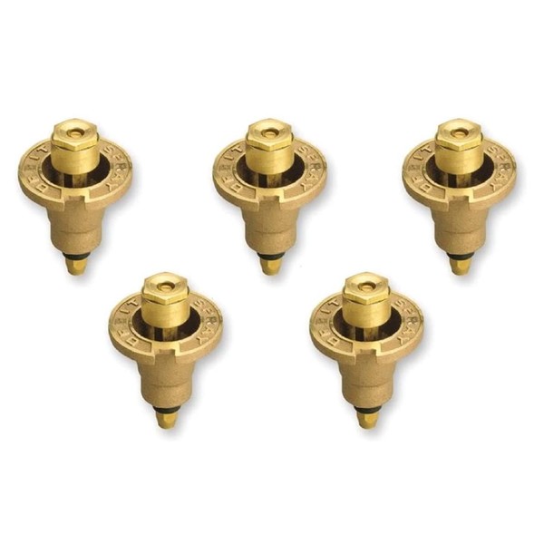 5 Pack - Orbit Brass 1/2 inch Thread, Half-Circle Pop-Up