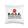 Stop Doge Sign,Anti Doge Protest Signs,D.O.G.E. No Bad Doge Throw