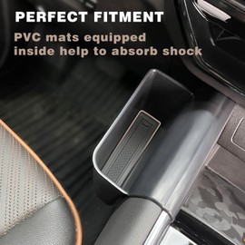 Muslogy for 2026 2025 2024 2023 Colorado & Canyon Center Console Shifter Storage Box ABS Material Console Side Organizer Left & Right Set Compatible with Chevy Colorado/GMC Canyon 2023-2026