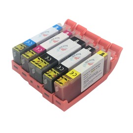 5 x Compatible Canon PGI-580 and CLi-581 Food Colouring Cartridges - No Gluten - Please check compatibility before purchase