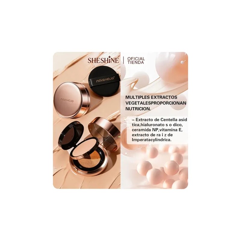 Base De Maquillaje Sheshine Cushion Ss2012 Ligera Y Natural