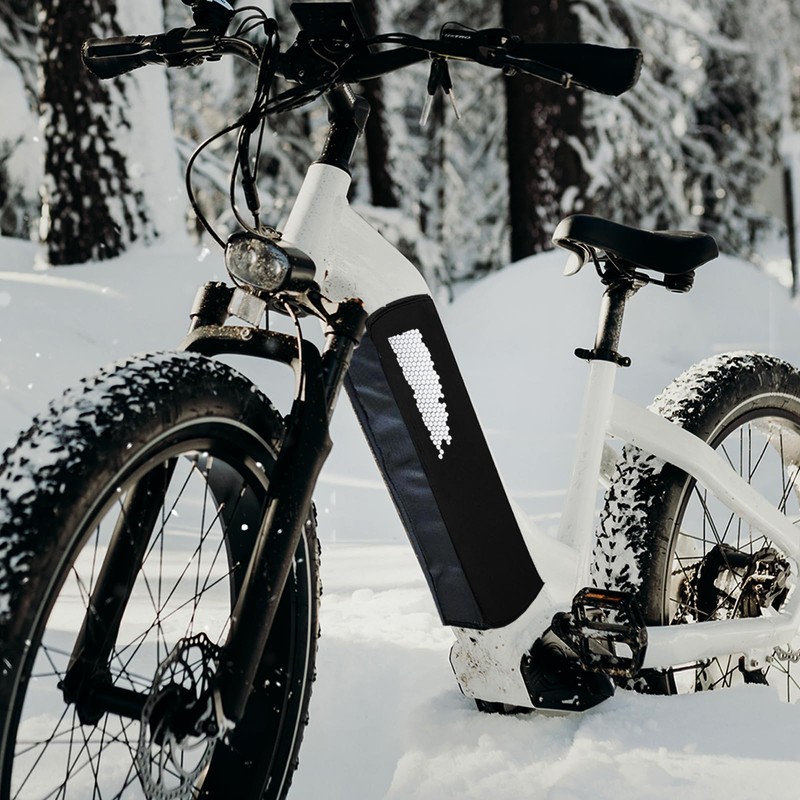 LETSERBIKE Ebike Battery Cover Waterproof, Neoprene Electric Bicycle Battery Cover
