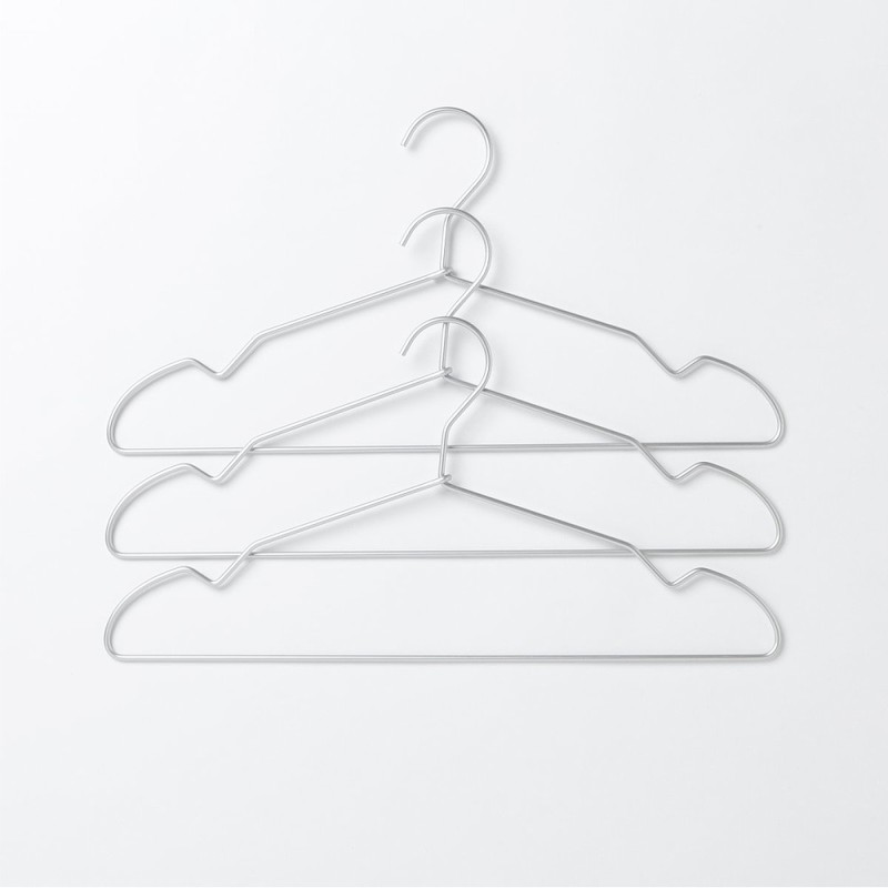 JAJU [JAJU] Aluminum Hangers for Tops (3-Pack)