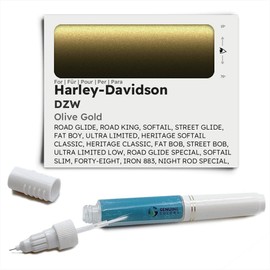 Genuine Colors Paint Pen Olive Gold DZW for Harley-Davidson Gold Road Glide, Road King, Softail, Street Glide, Fat Boy, Ultra Limited, Heritage Softail Classic, Heritage Classic, Fat Bob, Street Bob