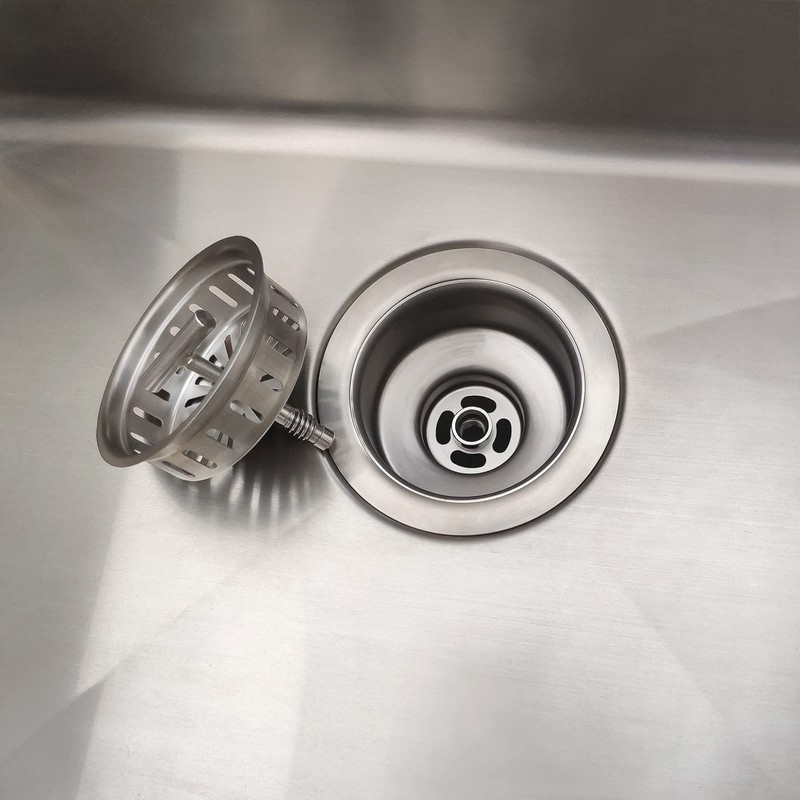 EADOT 3-1/2 Inch Brushed Nickel Sink Strainers for Kitchen Sink,