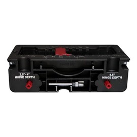 Milescraft 1226 Bisagra – Bisagra para Puerta de Bisagra de Bisagra 1226 Mortaja de 2.5" a 4.5" Juego de Montaje de Bisagra para Puerta Estándar