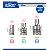 LABEAR Fastener Tools - 3PCS Fastener Drive Bit, 1/4, 3/8,