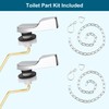 Hygie Rinse 2PACK Universal Metal Toilet Handle Replacement Kit -