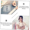 SEWACC 1pc Transparent Acrylic Ruler for Sewing and Craft Projects