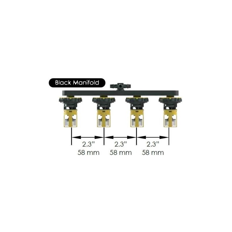 Flow-Rite Battery Watering System BA-120-BLK Pro-Fill Manifold Trojan Spacing