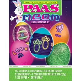 PAAS Neon Easter Egg Decorating Kit - America's Favorite Easter Tradition