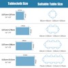 Newthinking PVC Table Cloth Wipe Clean Tablecloth Plastic Waterproof Table