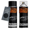 TRISTARcolor Autolack Spraydosen Set für VW/Volkswagen L4T9 Schwarz Basislack Klarlack