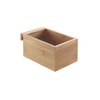 Metaltex Mural Line Wall Grid Bamboo Box Small, Wood Colour,