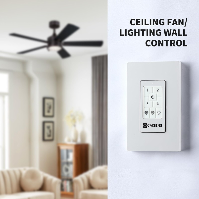 Universal Ceiling Fan Wall Control with Four Speed Switch and