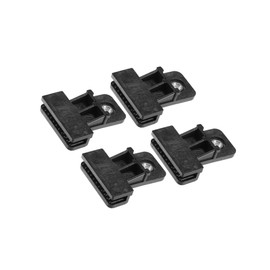 INFINAUTO 4 Pcs Window Door Glass Channel Retainer Clip, 2.01"x1.57"x0.67" Glass Regulator Holder Sash Clip Universal for Car Truck Van Durable Plastic Black Durable Material Stylish Design