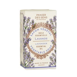 Panierdessens Essentials Vegetable Soap Lavender (Traditional Soap, Vegetable Oil, France) 5.3 oz (150 g)