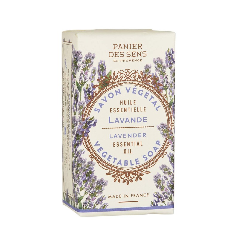 Panierdessens Essentials Vegetable Soap Lavender (Traditional Soap, Vegetable Oil, France)