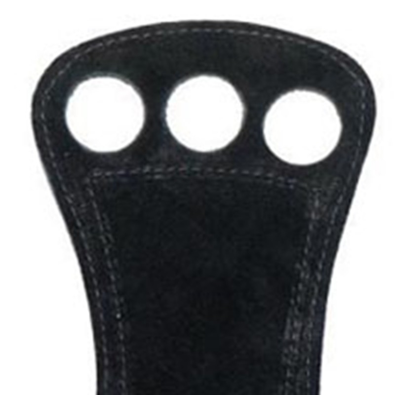Weight Lifting Hand Grip 3 Holes Leather Gymnastics Grips Hand