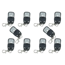 10 TELECOMANDI universali cancello automatico frequenza 433,92 mhz codice fisso