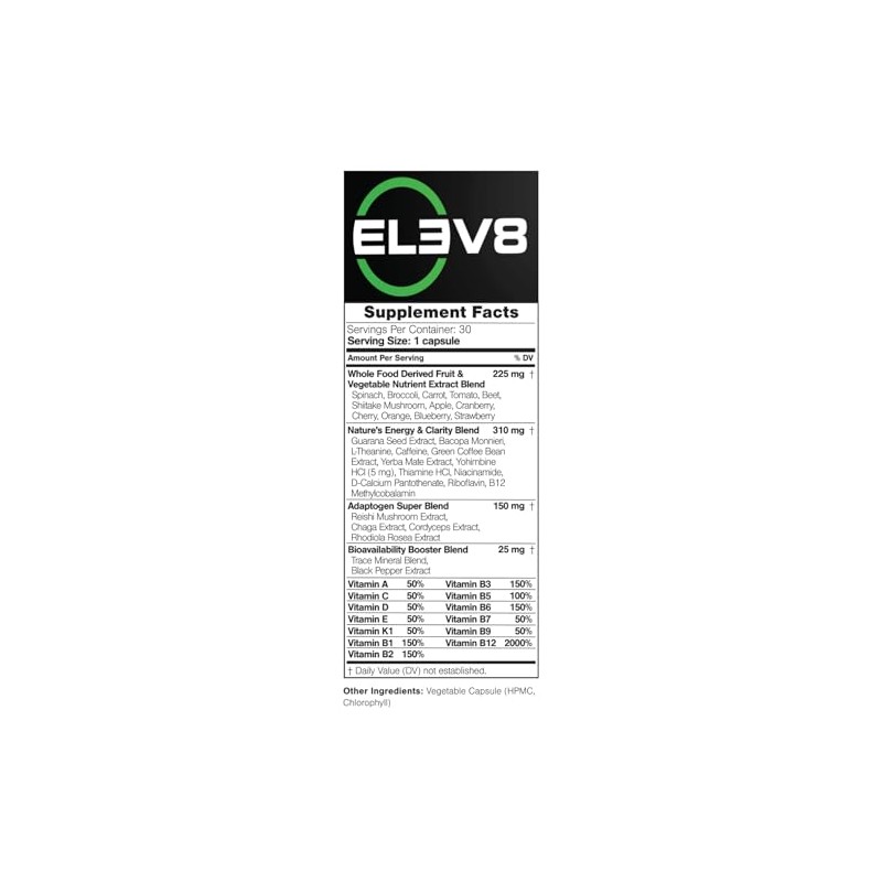 ELEV8 Advanced Performance Supplement - 60-Day Supply (60 Capsules) |