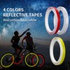 Prasacco 3 Rolls Reflective Tape, 10mmx8M High Visibility Safety Warning