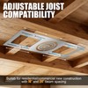 YXJSTO 24Pack Steel New Construction Mounting Plate, Recessed Light Housing
