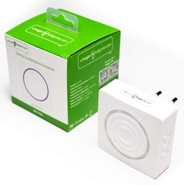 Indoor Siren Pluggable to Power Sends Sound and Light Acoustic Alarm for Use as Independent or Additional Siren High Frequency Signal and Easy Installation