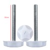 Just Accessories M8 HEADBOARD BOLTS SCREWS WITH FITTED WASHERS FIXINGS