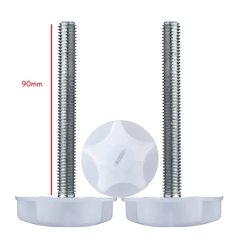 Just Accessories M8 HEADBOARD BOLTS SCREWS WITH FITTED WASHERS FIXINGS