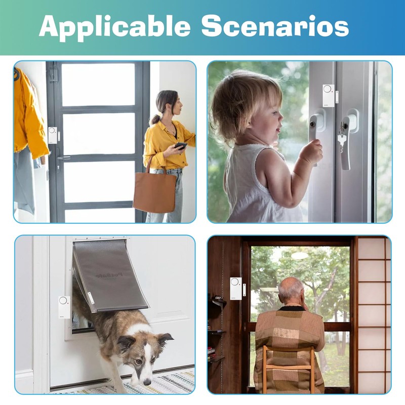 HENDUN Upgraded Door Alarm for Home Security,Pool Alarm for Kids