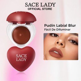 SACE LADY Lip Pudding en Tarro – Tinta Labial Mate Suave con Efecto Blur, Transfer-Proof, Textura Ligera Hidratante, Difuminable y Multiuso,P09 Soft Clay