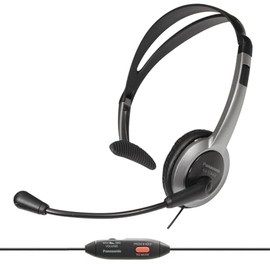 Panasonic KX-TCA430 Comfort-Fit, Foldable Headset with Flexible Noise-Cancelling Microphone and Volume Control