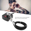 Dual Action Airbrush Kit Black Pump Spray Air Brush Gun
