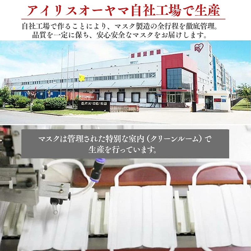 Iris Ohyama Pleated Mask, 40 ct. x 3 Box Set,