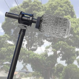 Rode NTG2 Microphone Windmuff - Windscreen/WindShield for Rode NTG1,NTG2 Shotgun Mic, Audio-Technica AT897 and Microphones in Diameter of 18-24mm by YOUSHARES (Black White)