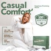 TEXAS LINEN CO. 100% Organic Cotton Percale Sheets - Twin