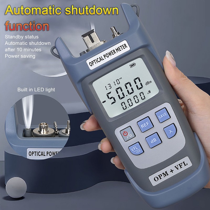 Optical Power Meter Fast Accurate Low Battery Consumption Optical Fiber