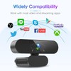 Dancial USB Webcam, 1080P Streaming Webcam with Microphone for PC,MAC,