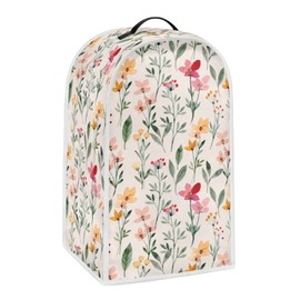 HUISEFOR Flowers Print Blender Covers Kitchen Appliance Dust Cover Blender Protector Anti Splash Fingerprint Food Stain, Compatible with Stand Mixer Coffee Maker Juicer