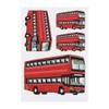 4 x 'Double Decker Bus' Temporary Tattoos - Water Resistant,
