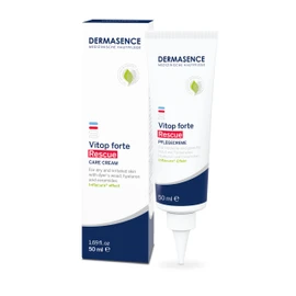 DERMASENCE Vitop Forte Rescue Care Cream, 50 ml - Cream for Itchy & Extremely Dry Skin, Soothes Irritated Areas, Vegan, Fragrance-Free, for Ezema, Hands, Face & Body