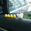 NMOHYDEU 20Pcs Cute Mini Chicken Car Accessories Kawaii Car Dashboard