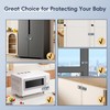 Blissleaf 5-Pack Fridge Locks, Child Proof Refrigerator/Freezer Door Lock, Child