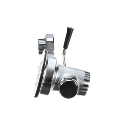 T&S Brass B-3950-XS Waste Drain Valve, Short Twist Handle, 3-1/2-Inch X 2-Inch and 1-1/2-Inch Adapter