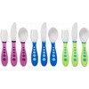 First Essentials by NUK Kiddy Cutlery 9 Piece Spoon Set-Green,