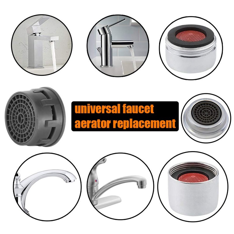 JQK Faucet Areator, 4.75 GPM Insert Aerators 10 Pack Replacement