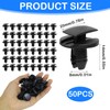 50pcs Bumper Clip 8565.53 1609267280 Bumper Clip Plastic Rivets for