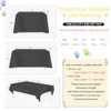 QueenDream - Mantel de Lentejuelas Negras de 60 x 102